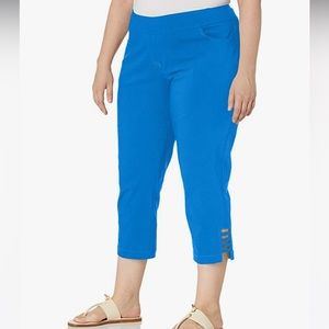 Used Slim-Sation Brilliant Turquoise Pullon Capris